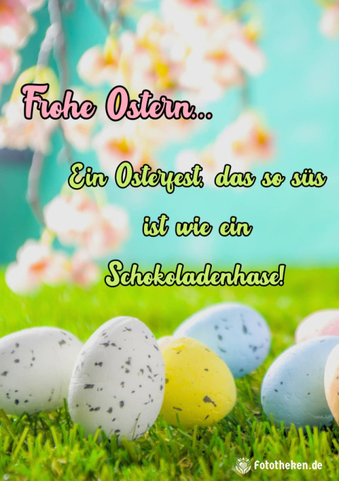 Ein Osterfest, das so süß ist wie ein Schokoladenhase!