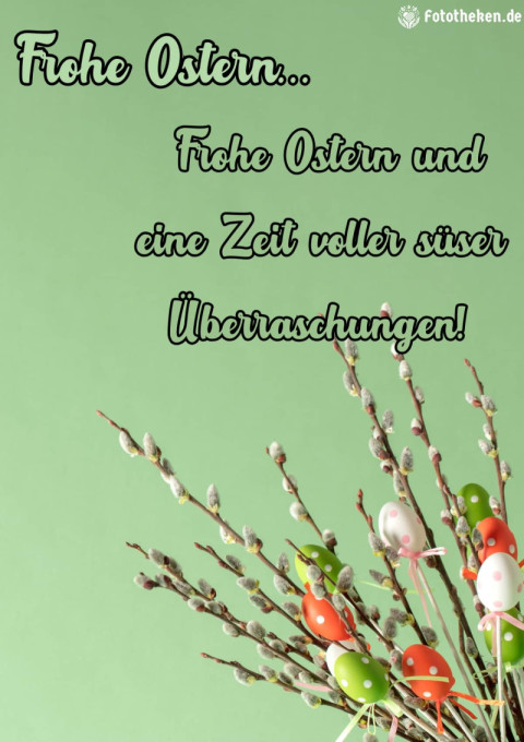 Frohe Ostern und eine Zeit voller süßer Überraschungen!