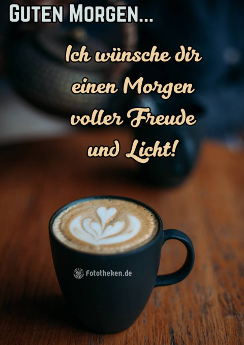 Guten Morgen, lass uns heute einen tollen Tag machen!