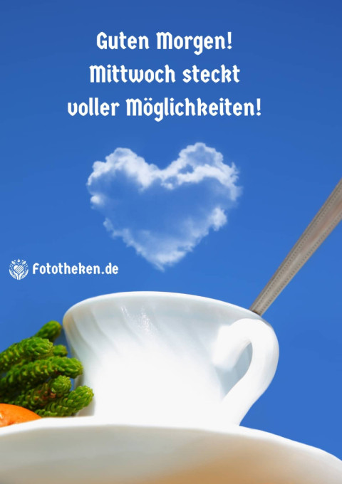 Guten Morgen! Mittwoch steckt voller Möglichkeiten!