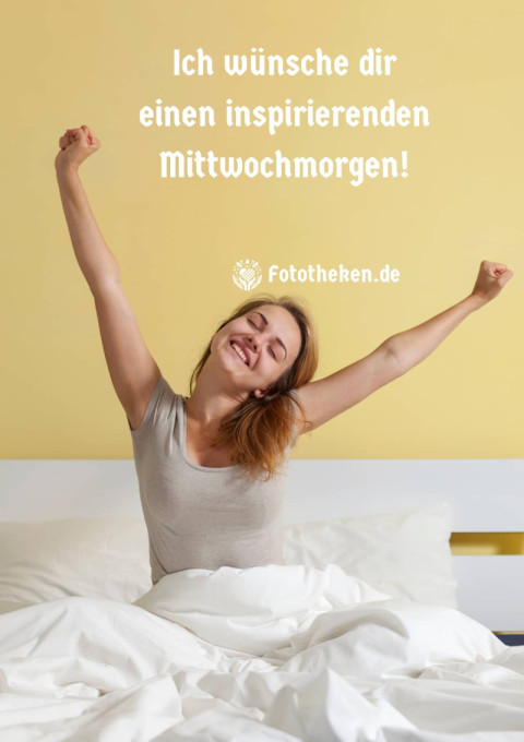 Ich wünsche dir einen inspirierenden Mittwochmorgen!