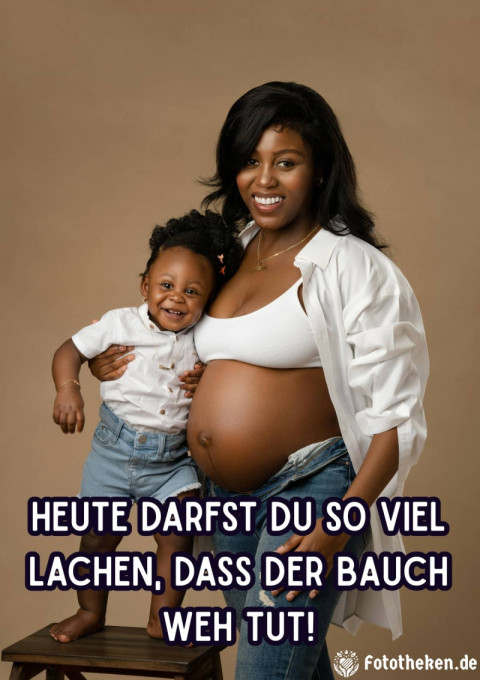 Heute darfst du so viel lachen, dass der Bauch weh tut!
