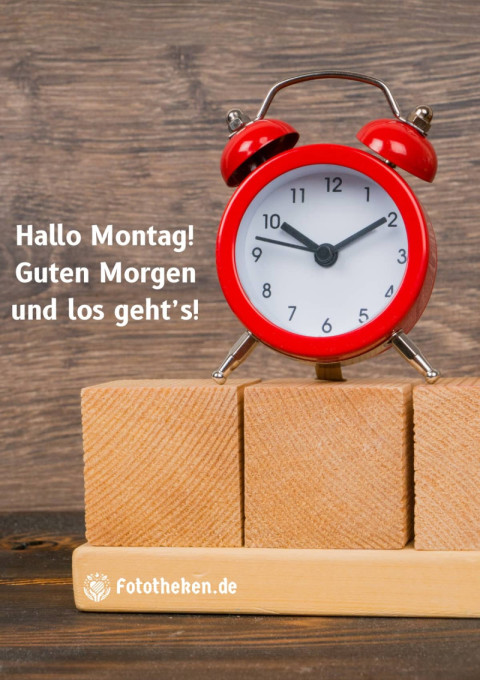 Hallo Montag! Guten Morgen und los geht’s!