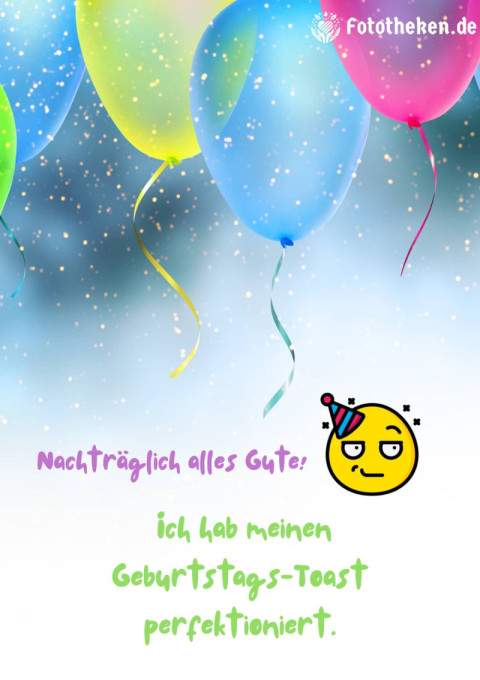 Nachträglich alles Gute! Ich hab meinen Geburtstags Toast perfektioniert
