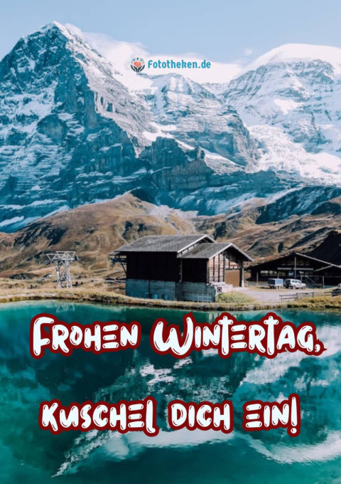 Frohen Wintertag, kuschel dich ein!