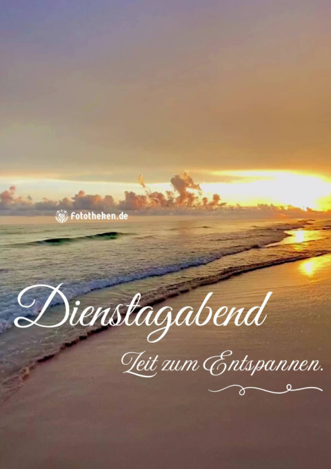 Dienstagabend – Zeit zum Entspannen