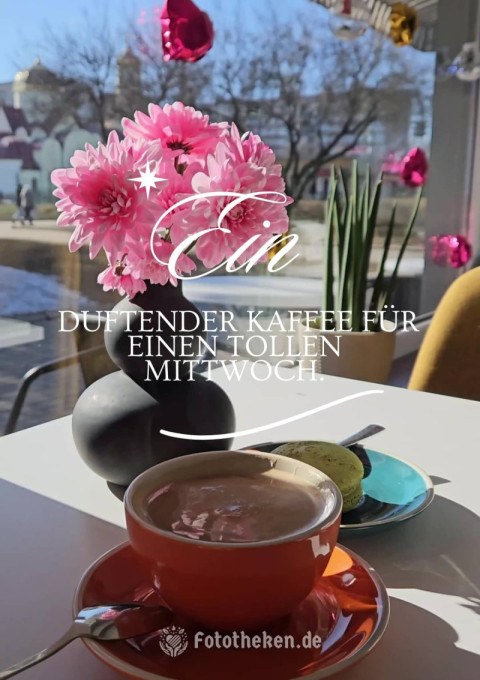 Ein duftender Kaffee für einen tollen Mittwoch