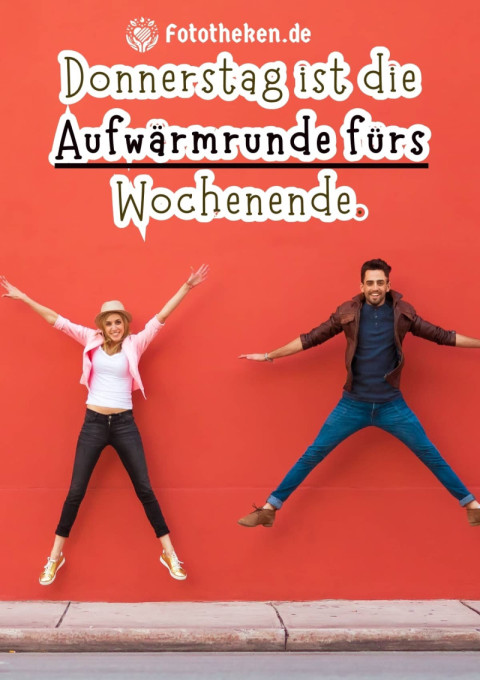Donnerstag ist die Aufwärmrunde fürs Wochenende