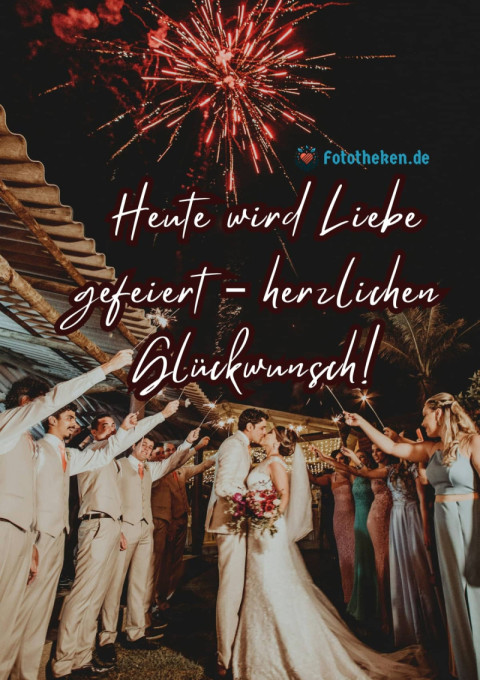 Heute wird Liebe gefeiert – herzlichen Glückwunsch!