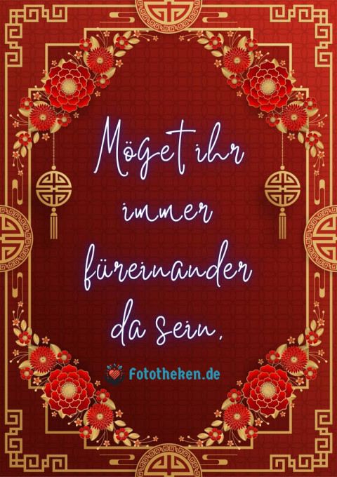 Möget ihr immer füreinander da sein