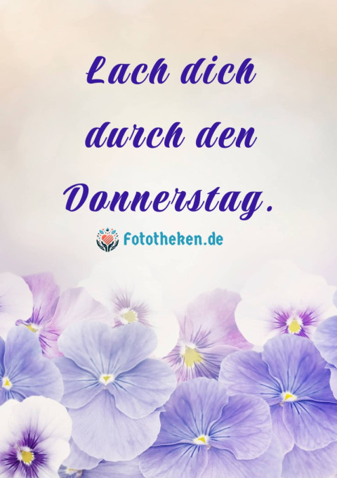Lach dich durch den Donnerstag