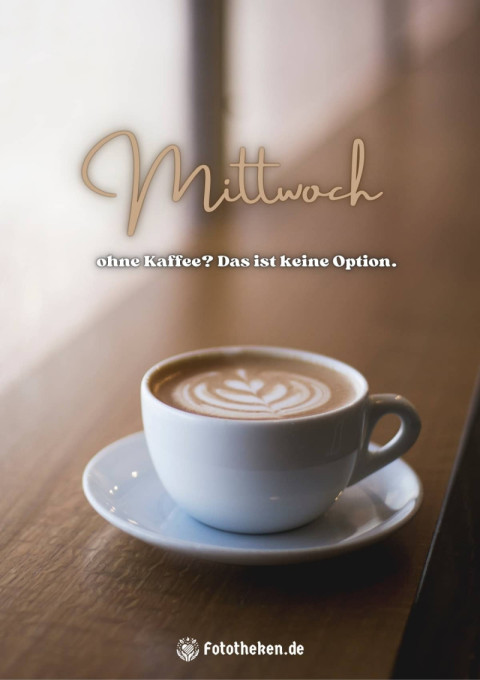 Mittwoch ohne Kaffee Das ist keine Option