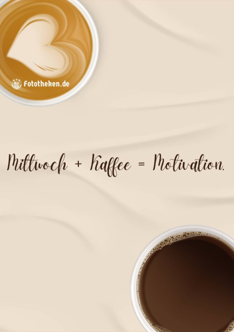 Mittwoch   Kaffee = Motivation