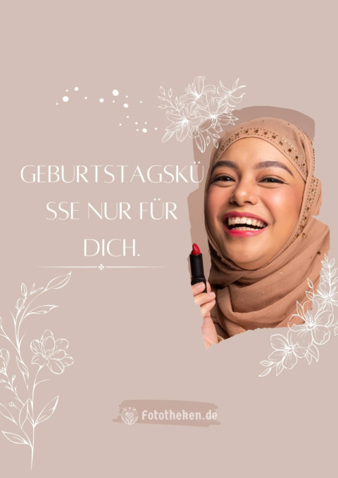 Geburtstagsküsse nur für dich