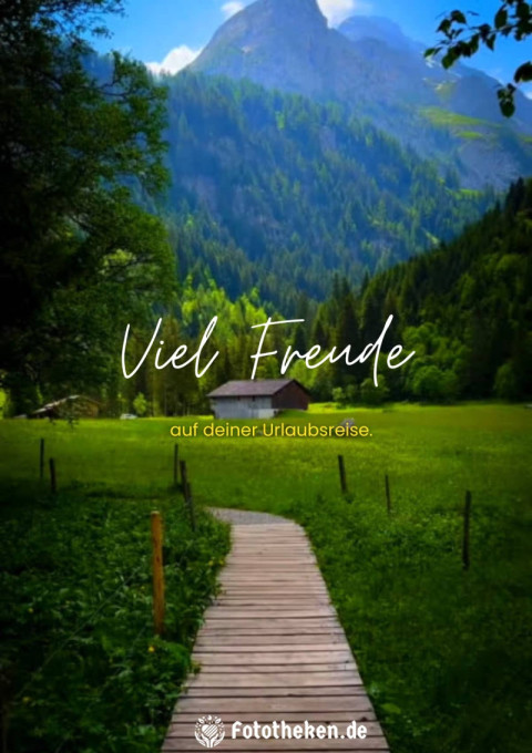 Viel Freude auf deiner Urlaubsreise