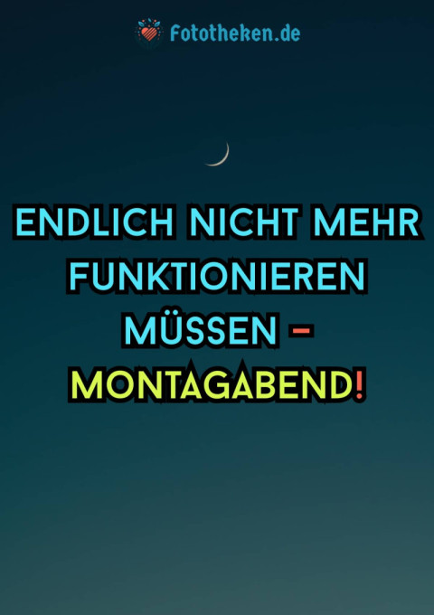 Finally no more functioning – it’s Monday evening!