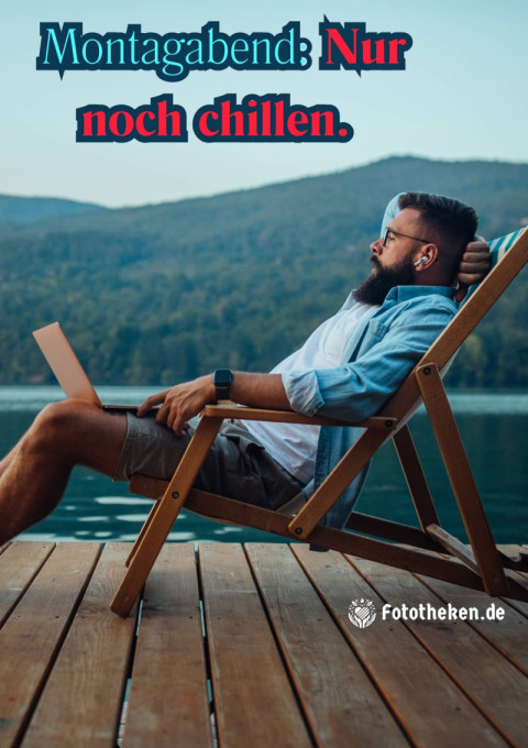 Montagabend Nur noch chillen