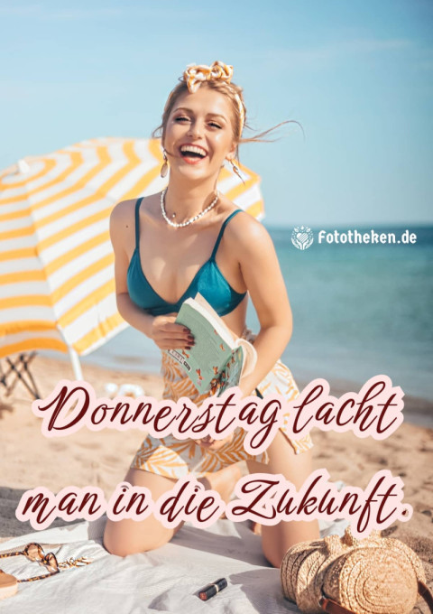 Donnerstag lacht man in die Zukunft