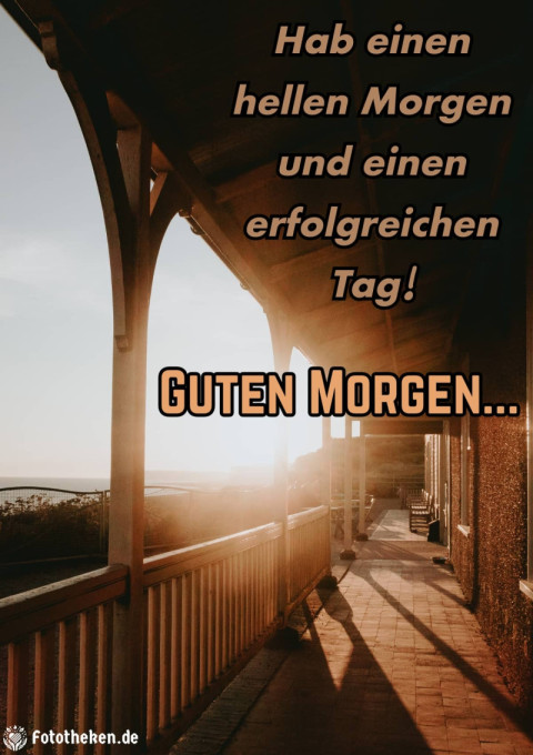 Guten Morgen, möge heute sanft und freundlich sein!