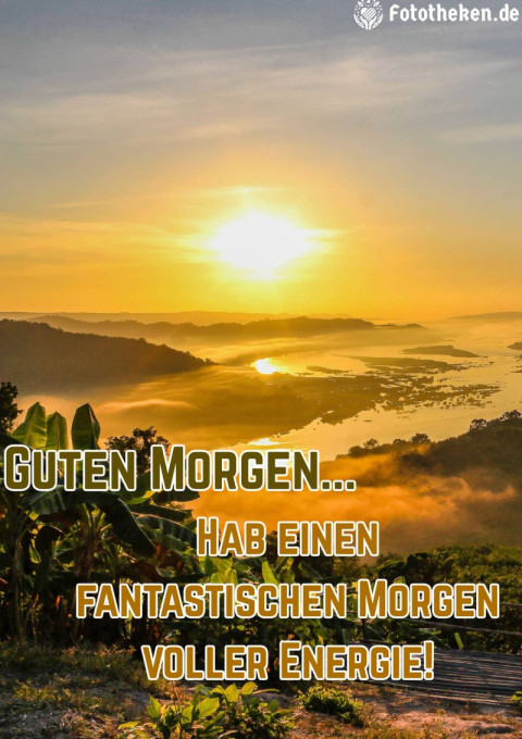 Hab einen fantastischen Morgen voller Energie!
