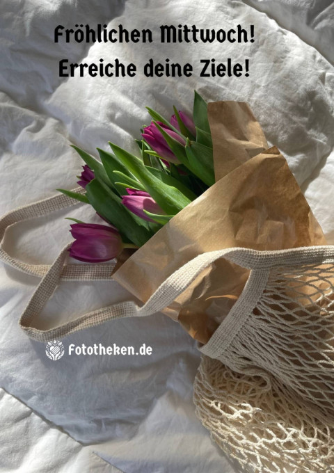 Fröhlichen Mittwoch! Erreiche deine Ziele!