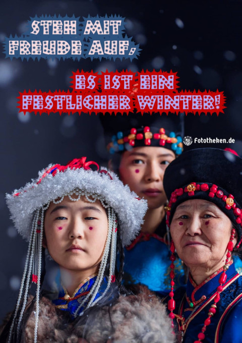 Steh mit Freude auf, es ist ein festlicher Winter!