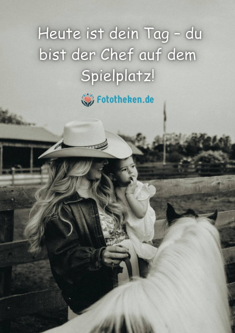 Heute ist dein Tag – du bist der Chef auf dem Spielplatz!