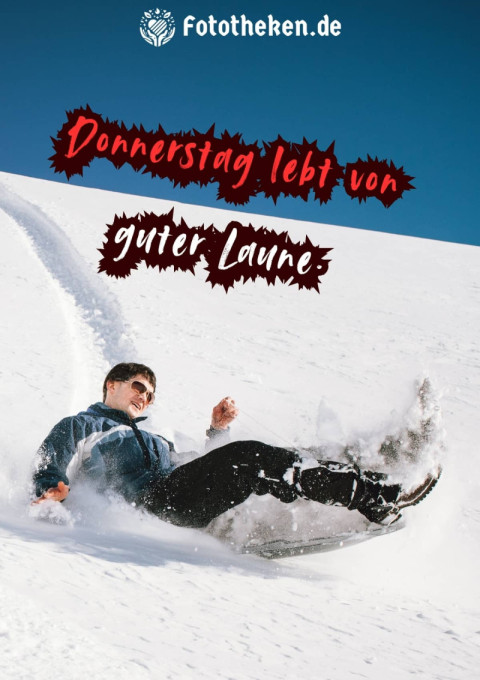 Donnerstag lebt von guter Laune