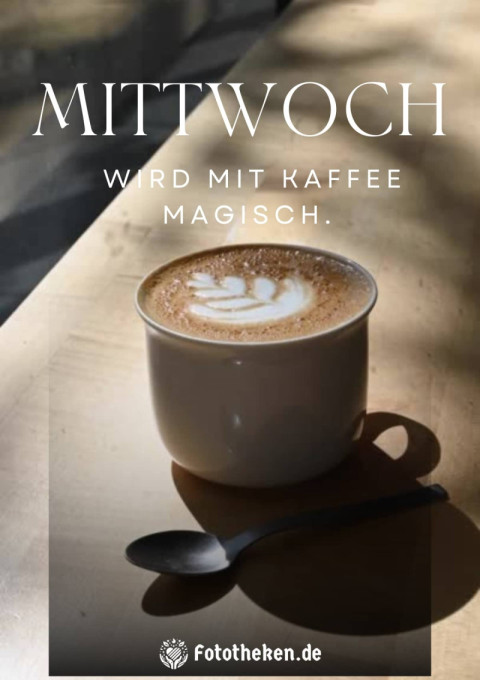 Mittwoch wird mit Kaffee magisch