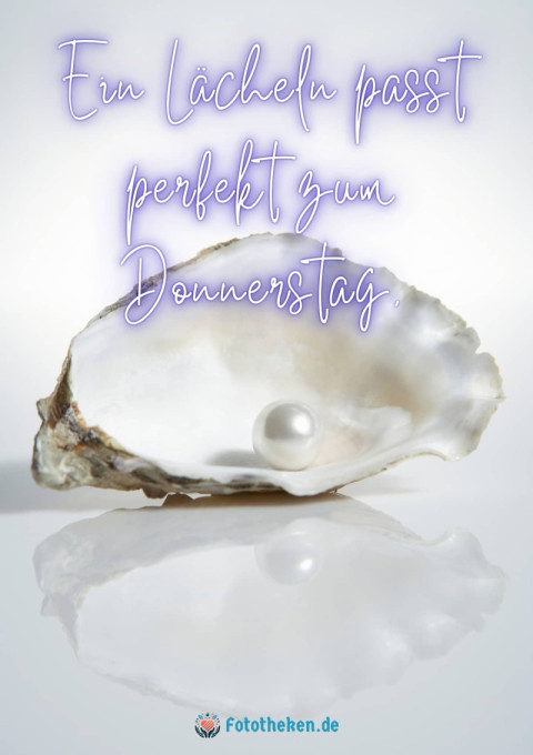 Ein Lächeln passt perfekt zum Donnerstag