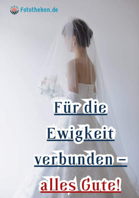 Für die Ewigkeit verbunden – alles Gute!