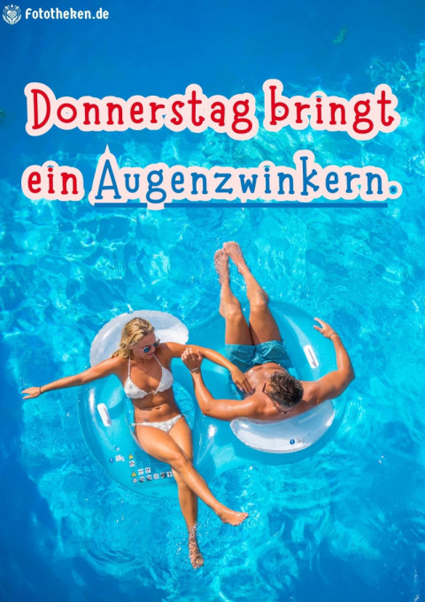 Donnerstag bringt ein Augenzwinkern