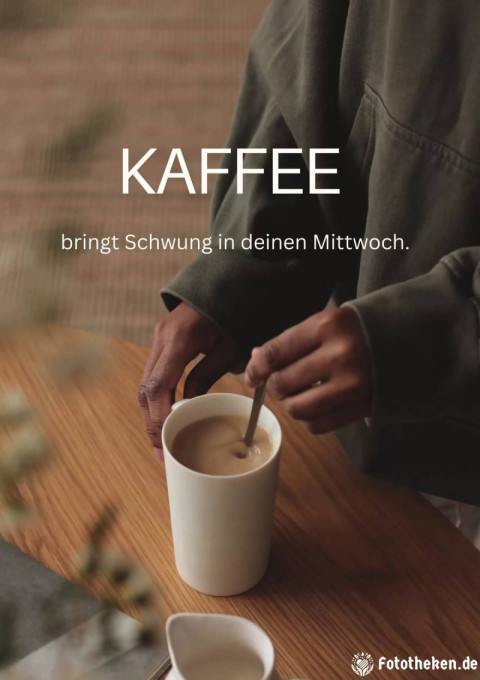 Kaffee bringt Schwung in deinen Mittwoch