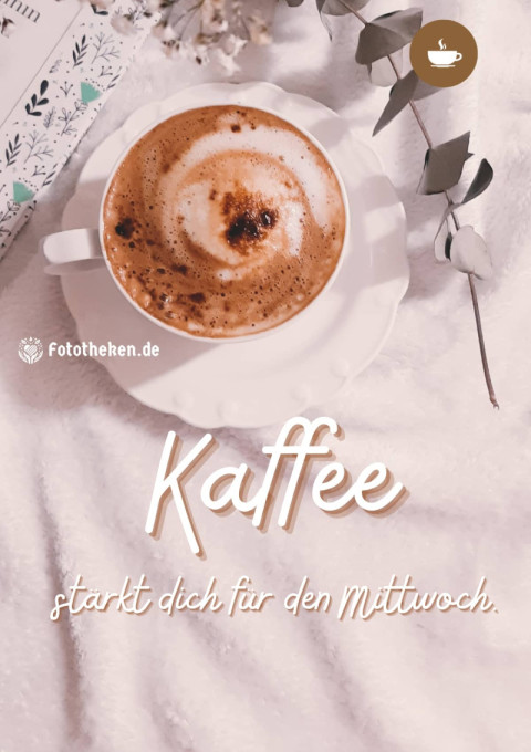 Kaffee stärkt dich für den Mittwoch