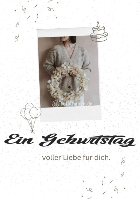 Ein Geburtstag voller Liebe für dich
