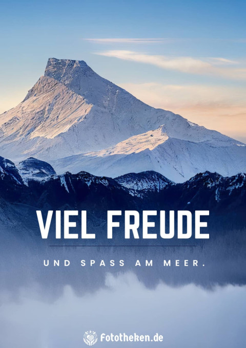 Viel Freude und Spaß am Meer