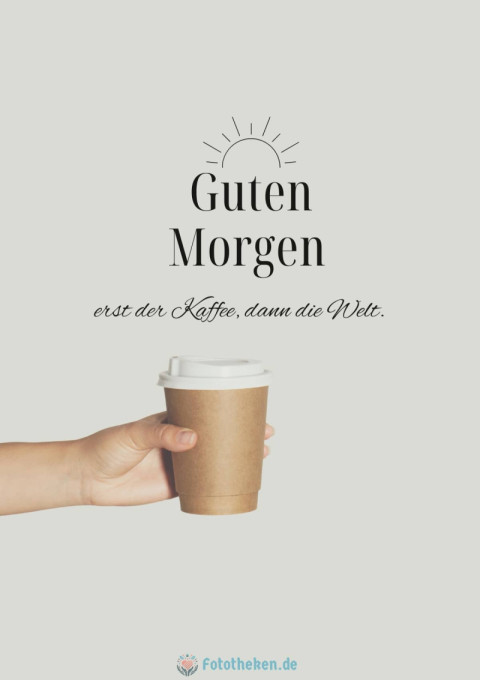 Guten Morgen – erst der Kaffee, dann die Welt