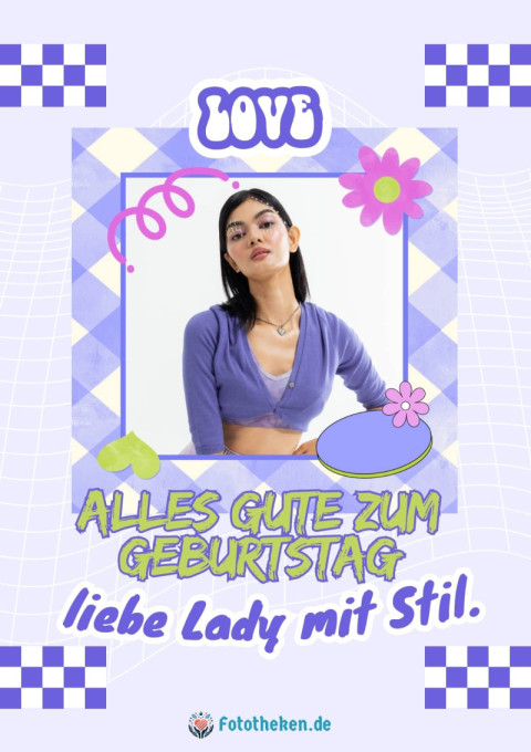 Alles Gute zum Geburtstag liebe Lady mit Stil