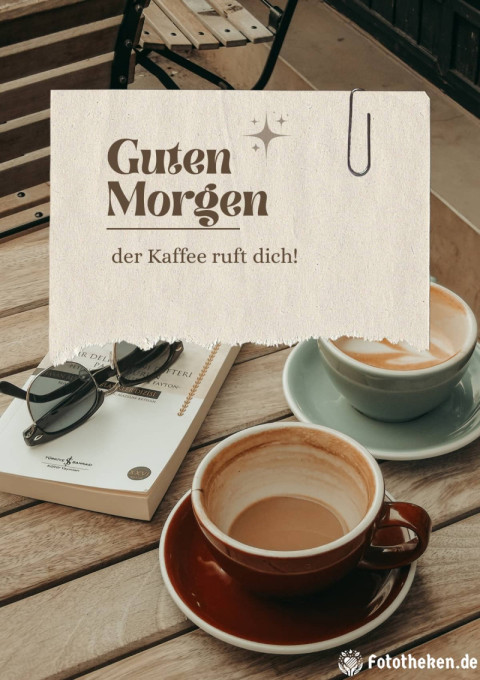 Guten Morgen, der Kaffee ruft dich!