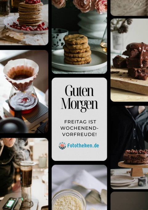 Guten Morgen, Freitag ist Wochenend Vorfreude!
