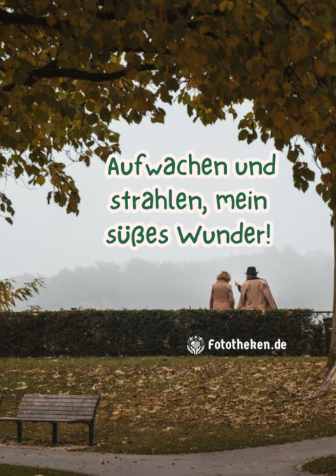 Aufwachen und strahlen, mein süßes Wunder!