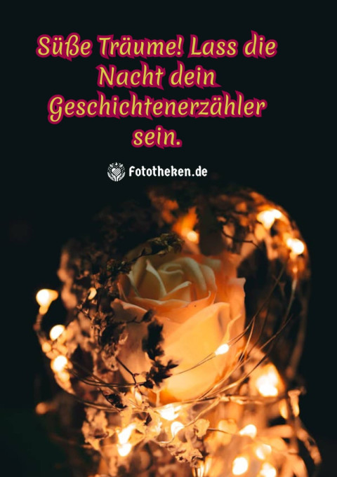 Süße Träume! Lass die Nacht dein Geschichtenerzähler sein