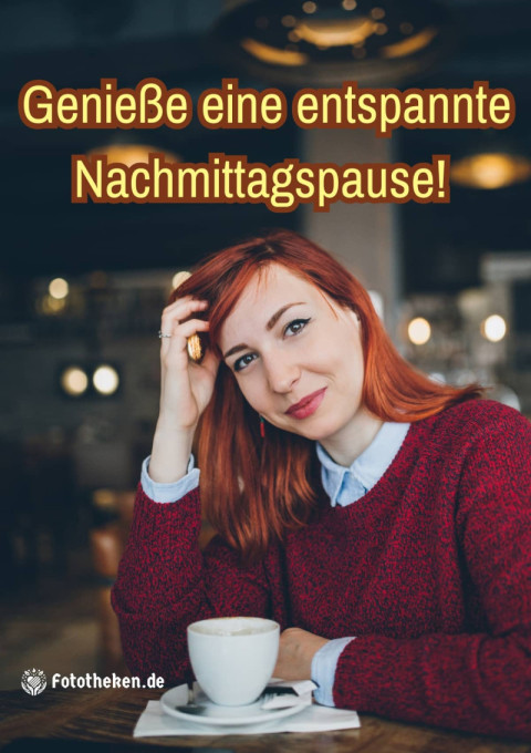 Genieße eine entspannte Nachmittagspause!
