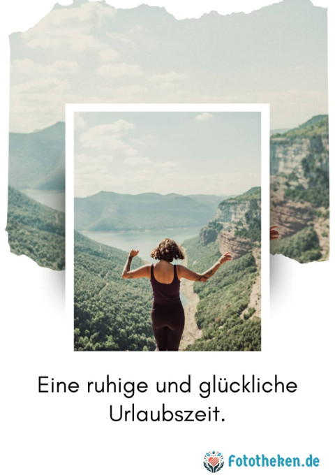 Eine ruhige und glückliche Urlaubszeit