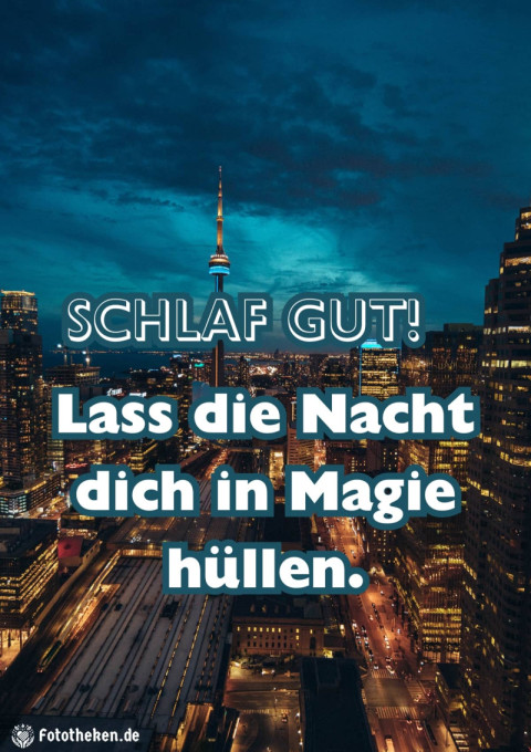 Schlaf gut! Lass die Nacht dich in Magie hüllen