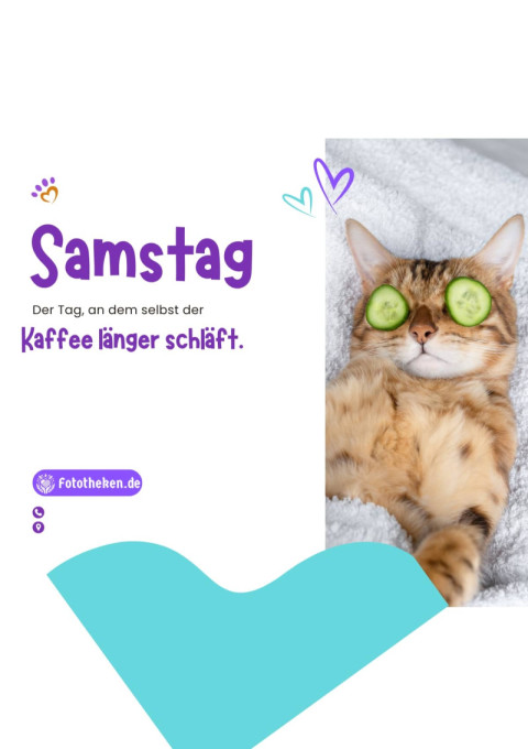 Samstag Der Tag, an dem selbst der Kaffee länger schläft