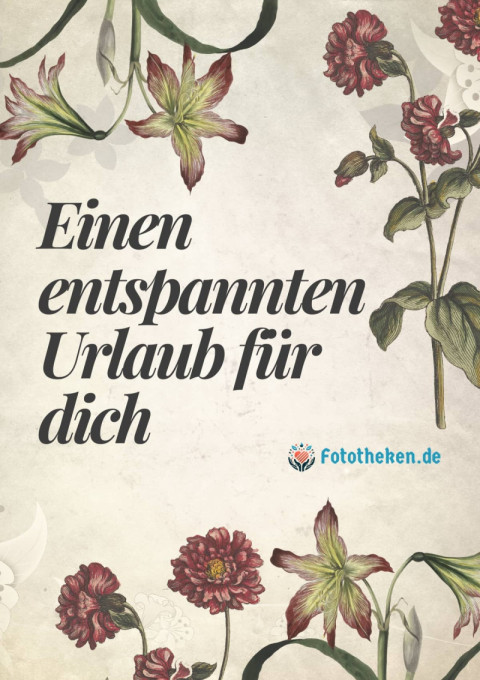 Einen entspannten Urlaub für dich