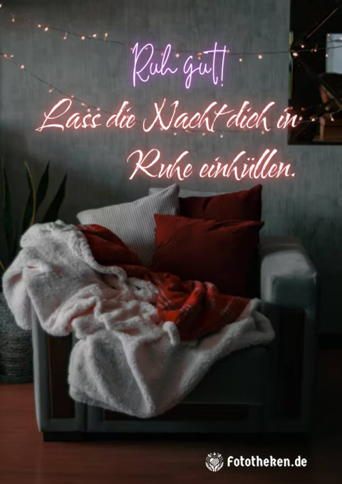 Ruh gut! Lass die Nacht dich in Ruhe einhüllen