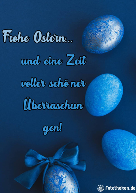 Frohe Ostern und eine Zeit voller schöner Überraschungen!