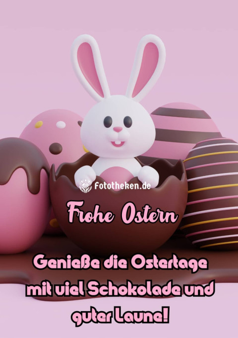 Genieße die Ostertage mit viel Schokolade und guter Laune!